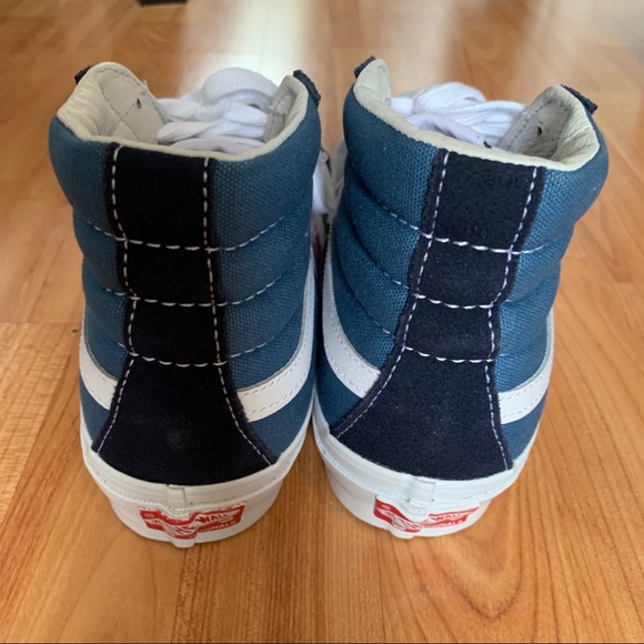 NWT | Vans blue and navy high tops - Picture 6 of 10